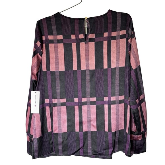 Liz Claiborne Womens Round Neck Long Sleeve Blouse - Picture 2 of 6